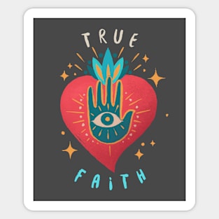 True Faith Heart Corazon Love Amor Sticker